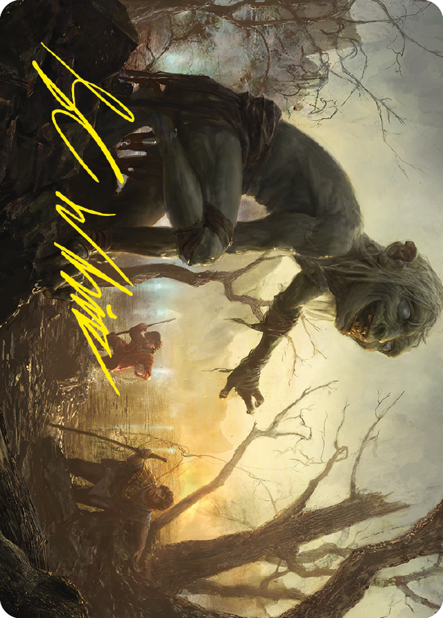 Smeagol, Helpful Guide Art Card (Gold-Stamped Signature) [The Lord of the Rings: Tales of Middle-earth Art Series] | The Time Vault CA