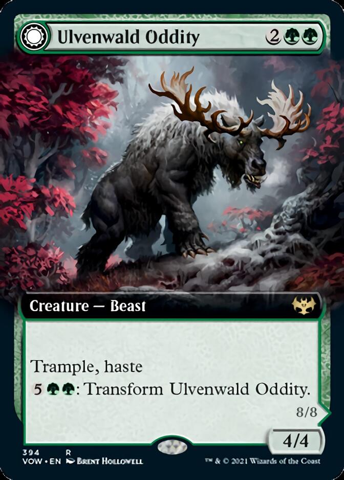 Ulvenwald Oddity // Ulvenwald Behemoth (Extended) [Innistrad: Crimson Vow] | The Time Vault CA