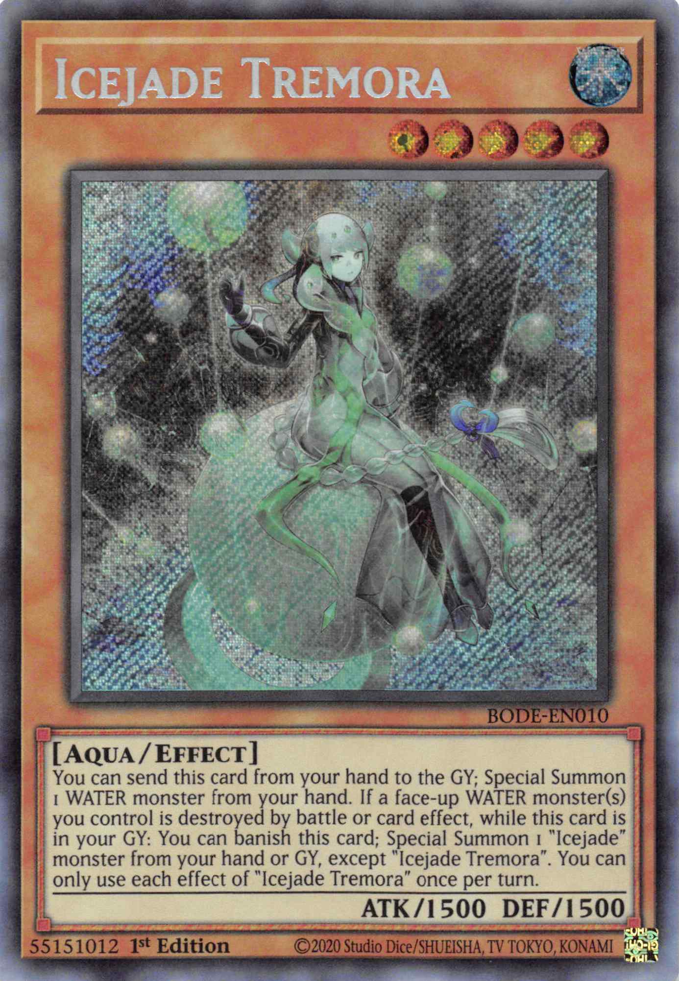 Icejade Tremora [BODE-EN010] Secret Rare | The Time Vault CA