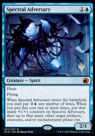 Spectral Adversary (Promo Pack) [Innistrad: Midnight Hunt Promos] | The Time Vault CA