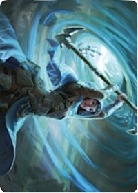 Sea Gate Stormcaller Art Card [Zendikar Rising Art Series] | The Time Vault CA