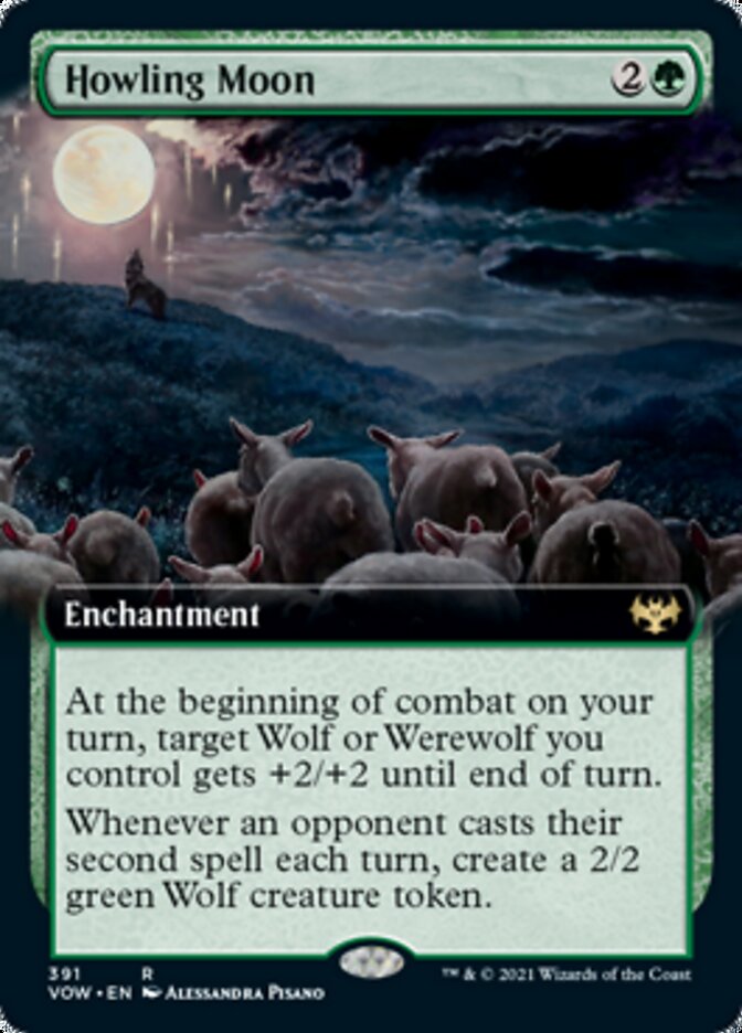 Howling Moon (Extended) [Innistrad: Crimson Vow] | The Time Vault CA
