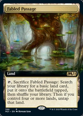 Fabled Passage (Extended Art) [Core Set 2021] | The Time Vault CA