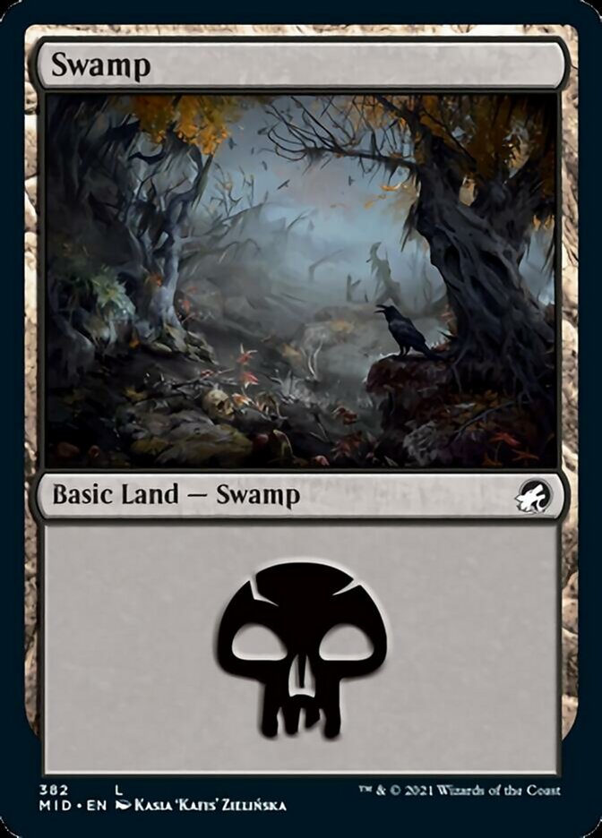 Swamp (382) [Innistrad: Midnight Hunt] | The Time Vault CA