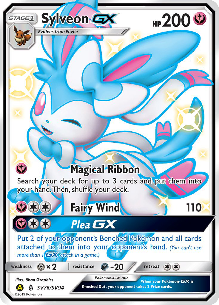 Sylveon GX (SV76/SV94) [Sun & Moon: Hidden Fates - Shiny Vault] | The Time Vault CA