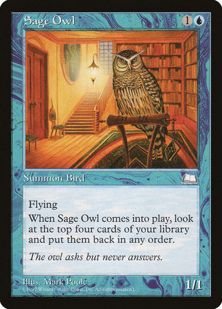 Sage Owl [Weatherlight] | The Time Vault CA