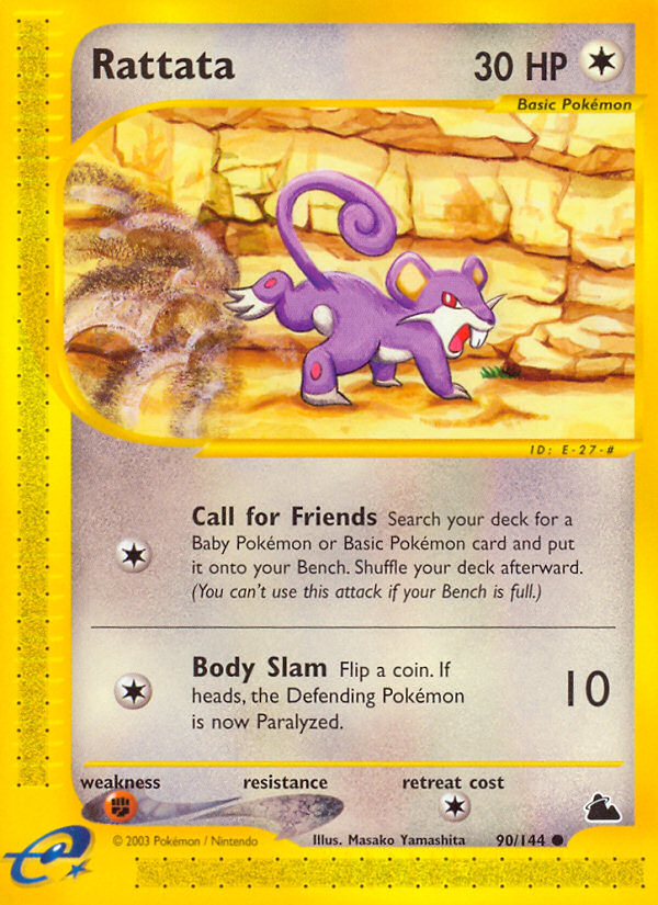 Rattata (90/144) [Skyridge] | The Time Vault CA