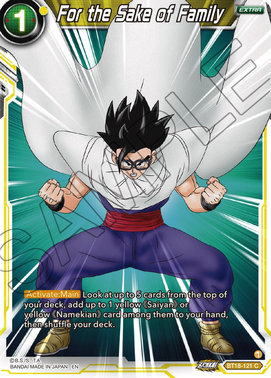 For the Sake of Family (BT18-121) [Dawn of the Z-Legends] | The Time Vault CA