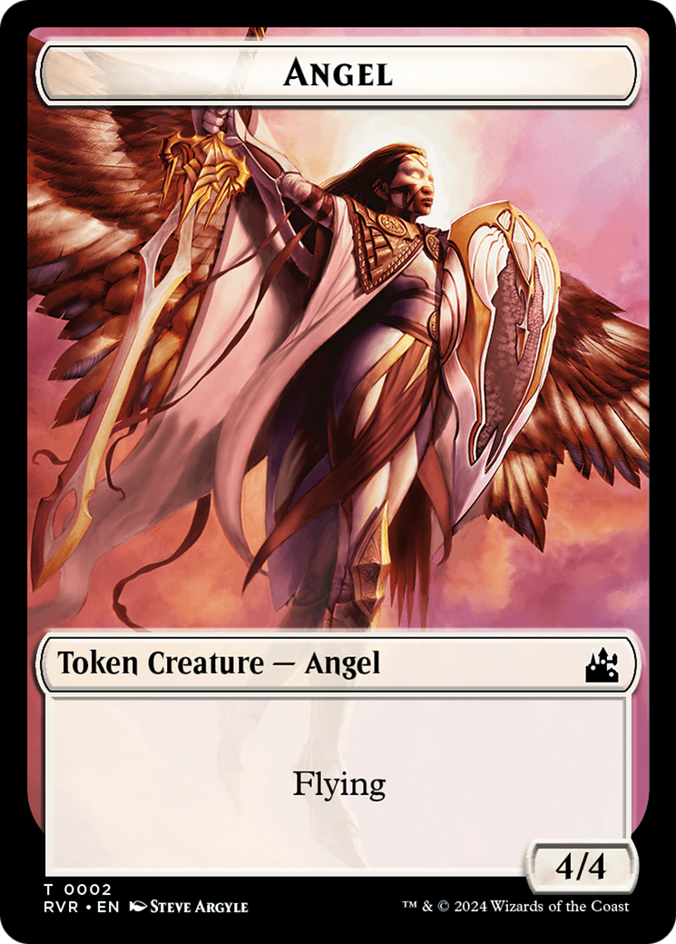 Goblin (0008) // Angel (0002) Double-Sided Token [Ravnica Remastered Tokens] | The Time Vault CA