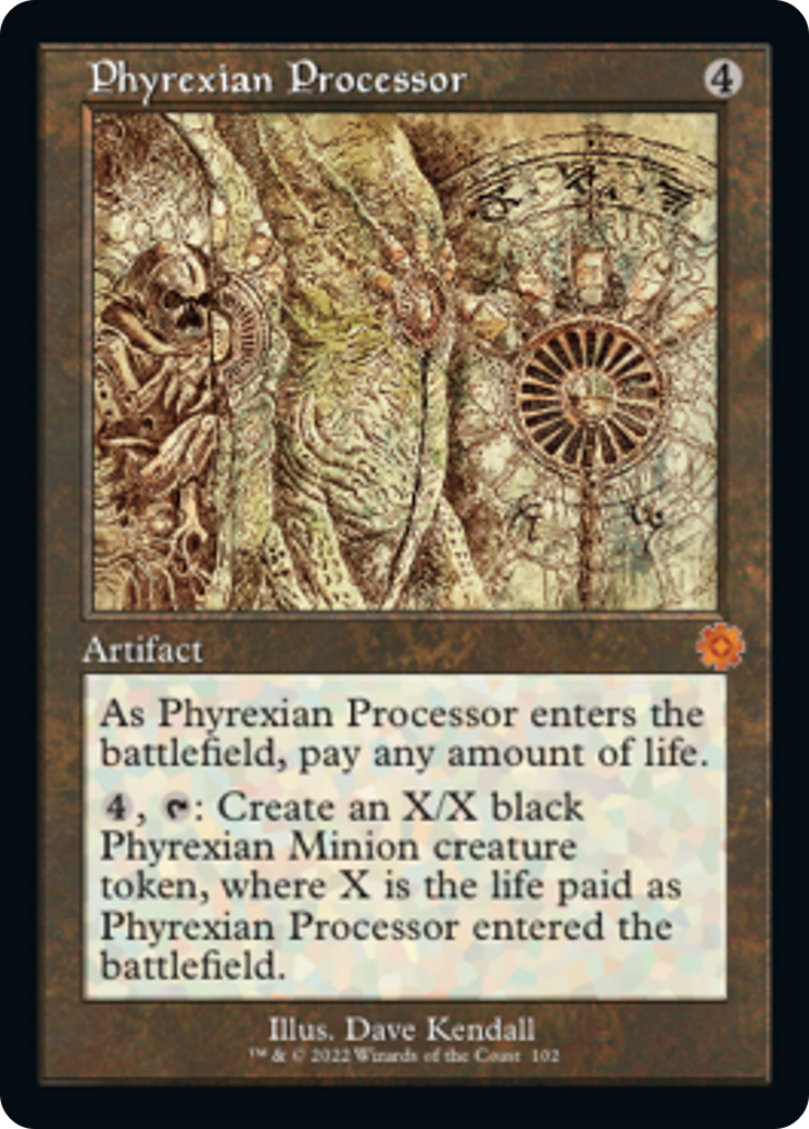 Phyrexian Processor (Retro Schematic) [The Brothers' War Retro Artifacts] | The Time Vault CA