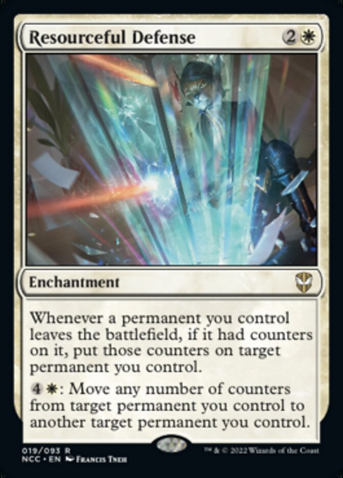 Resourceful Defense [Streets of New Capenna Commander] | The Time Vault CA