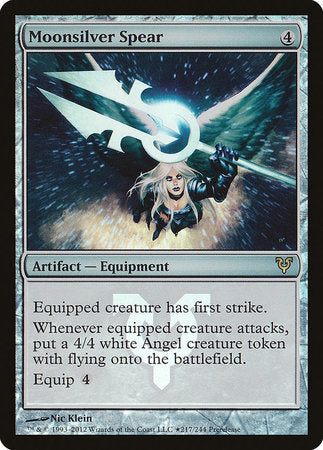 Moonsilver Spear [Avacyn Restored Promos] | The Time Vault CA