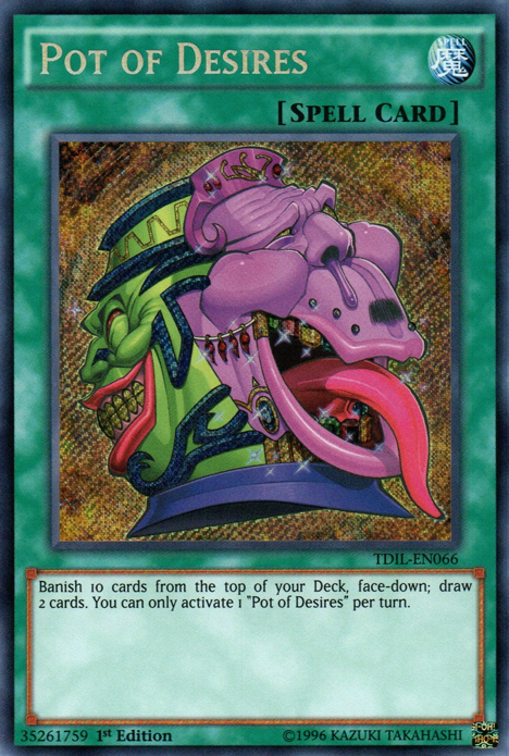 Pot of Desires [TDIL-EN066] Secret Rare | The Time Vault CA