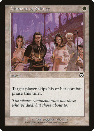 Moment of Silence [Mercadian Masques] | The Time Vault CA