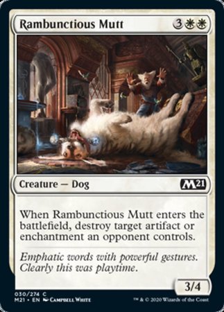 Rambunctious Mutt [Core Set 2021] | The Time Vault CA