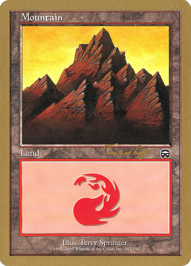 Mountain (343) (Tom van de Logt) [World Championship Decks 2001] | The Time Vault CA