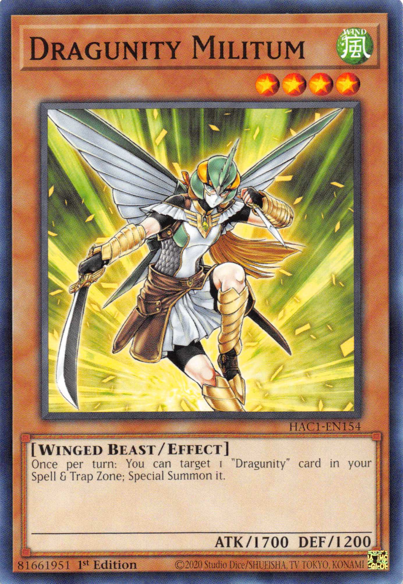 Dragunity Militum [HAC1-EN154] Common | The Time Vault CA