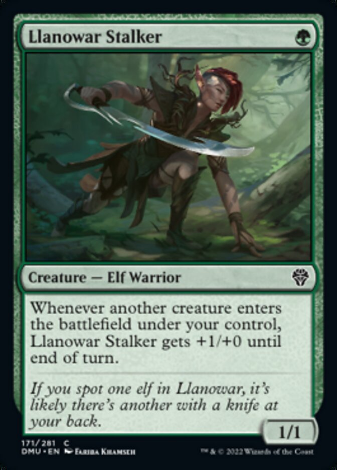 Llanowar Stalker [Dominaria United] | The Time Vault CA