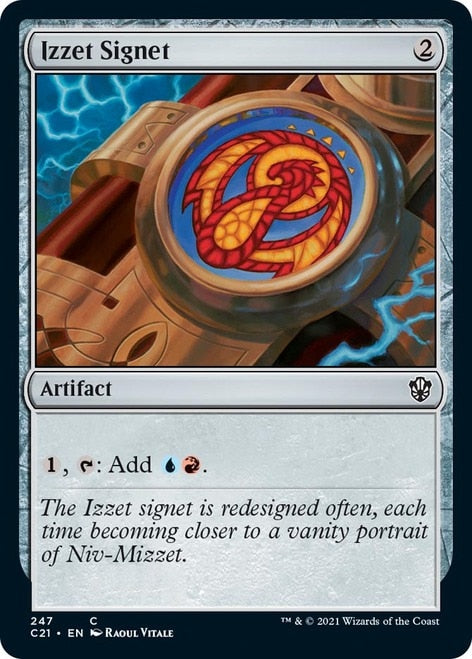 Izzet Signet [Commander 2021] | The Time Vault CA