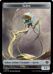 Servo // Elf Druid Double-Sided Token [Commander Masters Tokens] | The Time Vault CA
