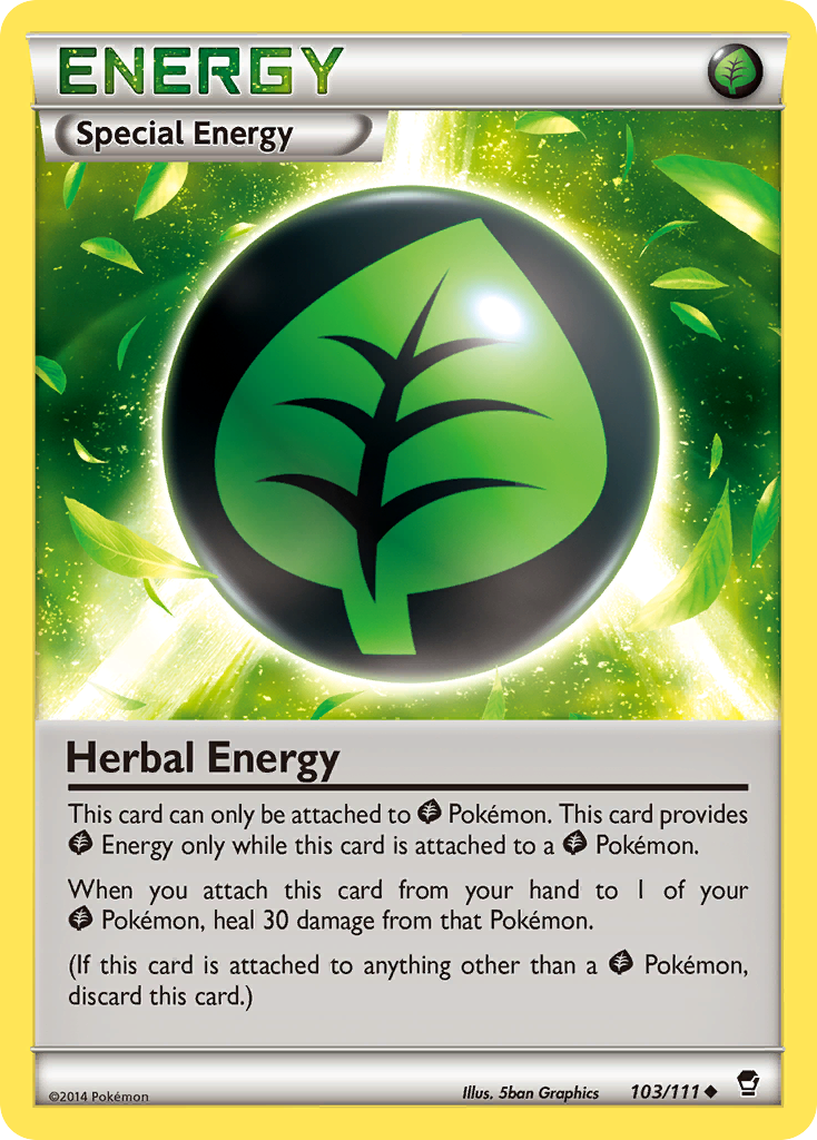 Herbal Energy (103/111) [XY: Furious Fists] | The Time Vault CA