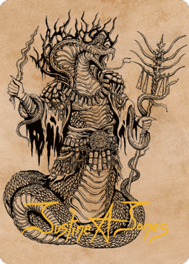 Sivriss, Nightmare Speaker Art Card (51) (Gold-Stamped Signature) [Commander Legends: Battle for Baldur's Gate Art Series] | The Time Vault CA