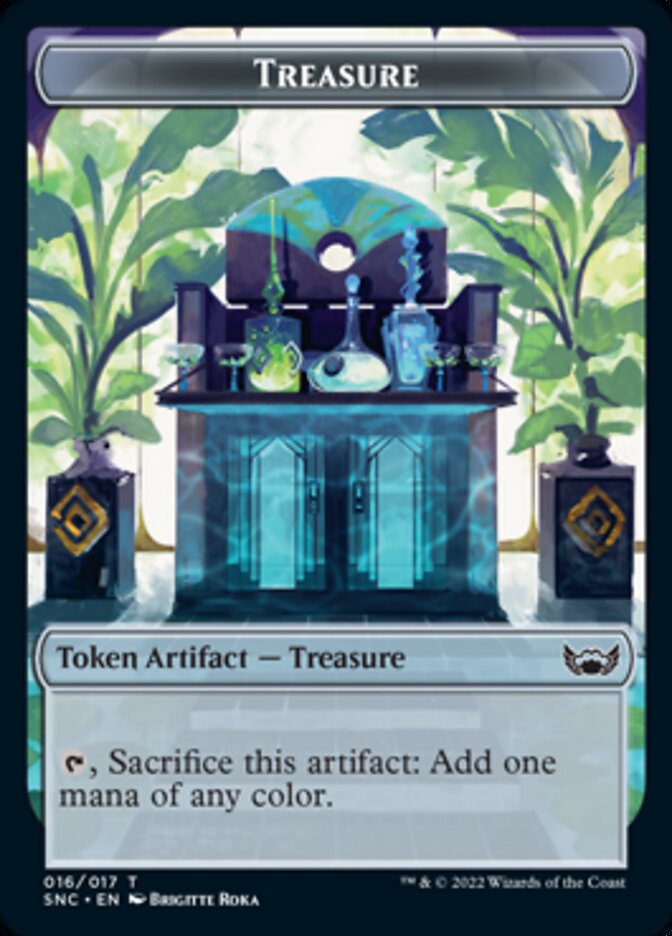 Treasure (016) // Copy Double-sided Token [Streets of New Capenna Tokens] | The Time Vault CA