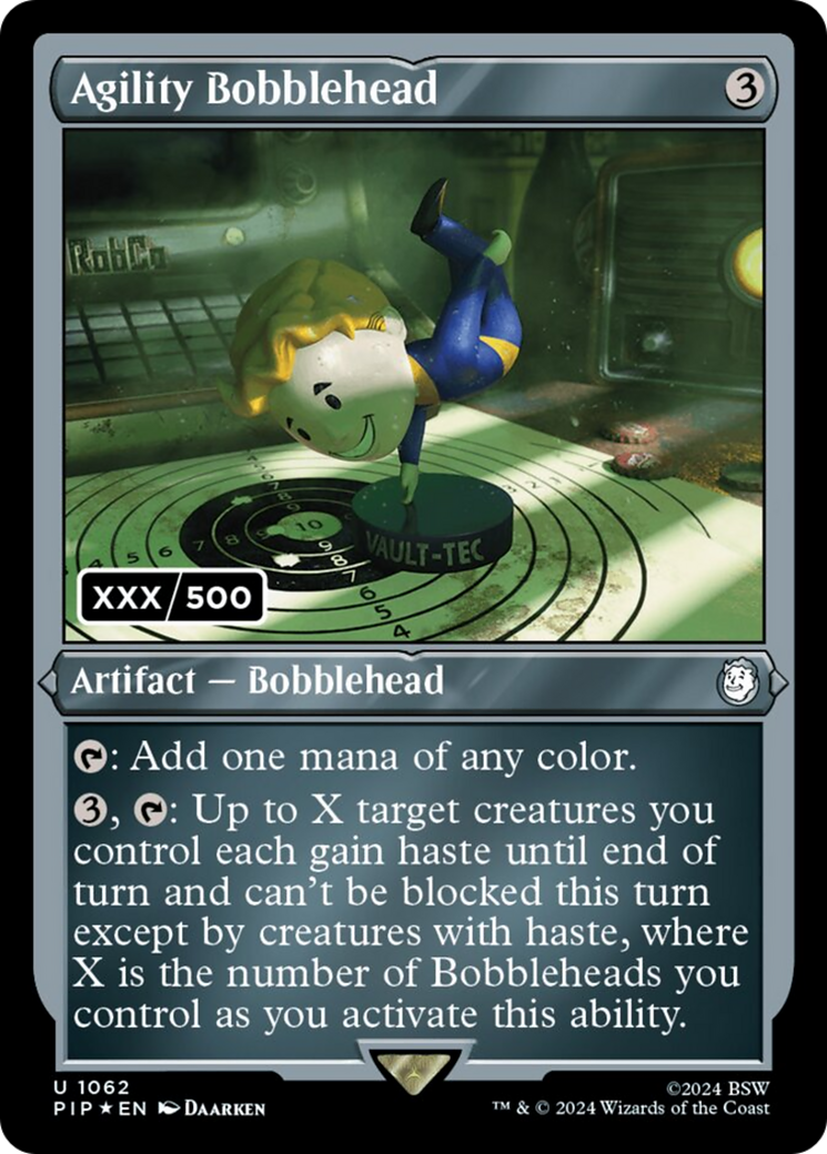 Agility Bobblehead (Serial Numbered) [Fallout] | The Time Vault CA
