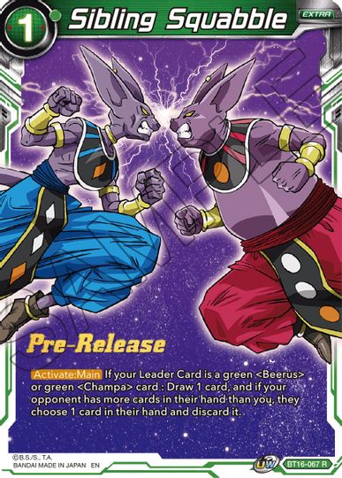 Sibling Squabble (BT16-067) [Realm of the Gods Prerelease Promos] | The Time Vault CA