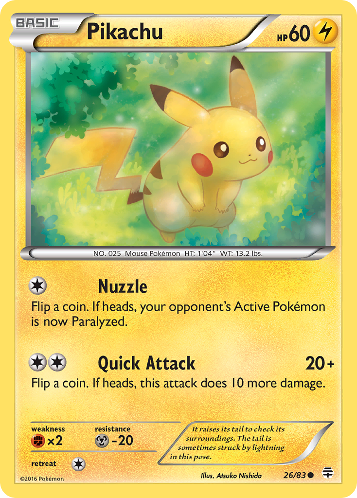 Pikachu (26/83) [XY: Generations] | The Time Vault CA