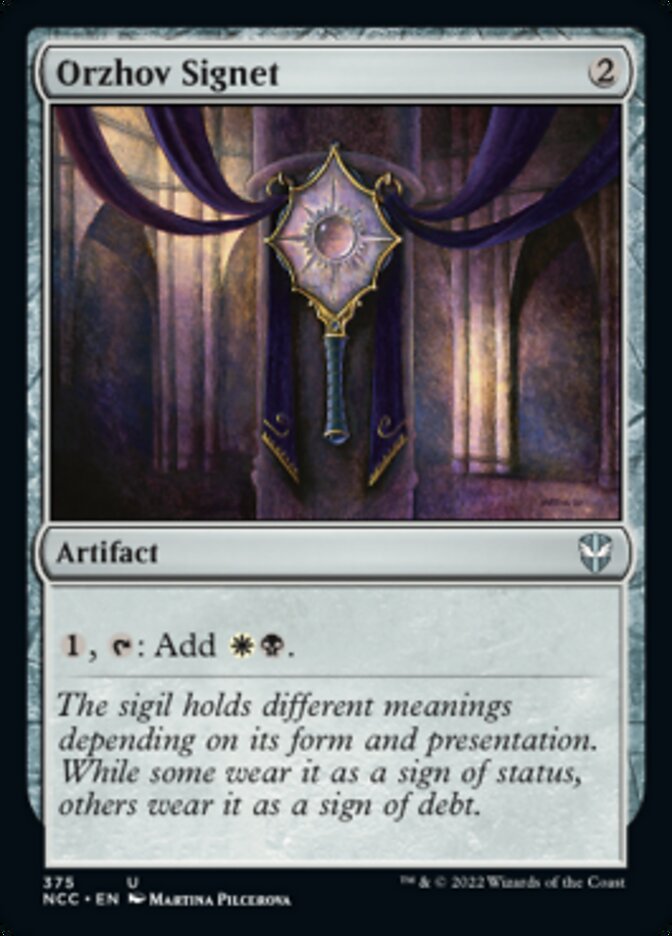 Orzhov Signet [Streets of New Capenna Commander] | The Time Vault CA