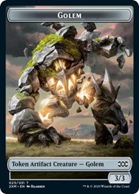 Golem // Thopter (008) Double-sided Token [Double Masters Tokens] | The Time Vault CA