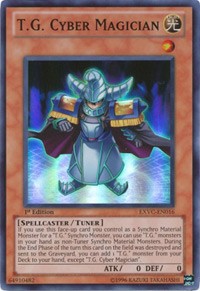 T.G. Cyber Magician [EXVC-EN016] Super Rare | The Time Vault CA