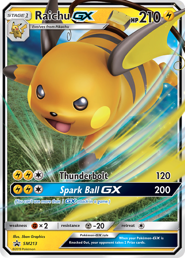 Raichu GX (SM213) [Sun & Moon: Black Star Promos] | The Time Vault CA