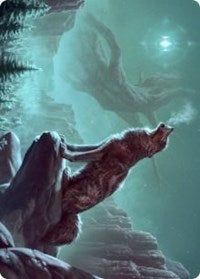 Sarulf's Packmate Art Card [Kaldheim: Art Series] | The Time Vault CA