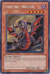 Vampire Dragon [EXVC-EN081] Secret Rare | The Time Vault CA