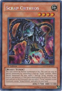 Scrap Orthros [EXVC-EN097] Secret Rare | The Time Vault CA