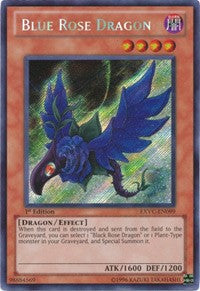 Blue Rose Dragon [EXVC-EN099] Secret Rare | The Time Vault CA