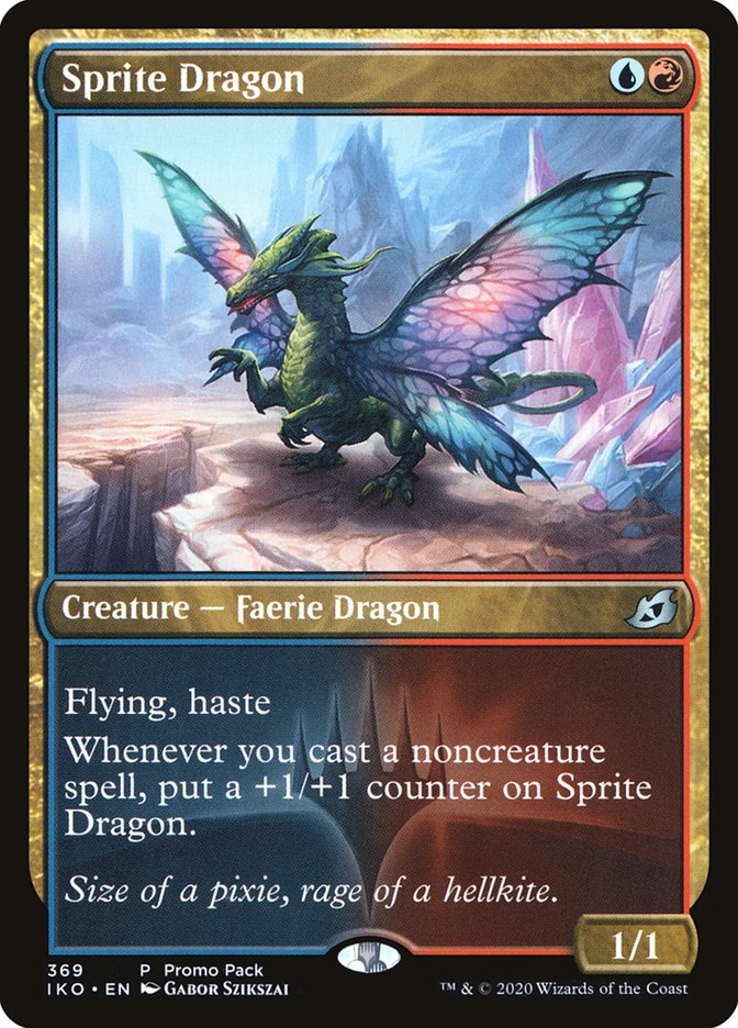 Sprite Dragon (Promo Pack) [Ikoria: Lair of Behemoths Promos] | The Time Vault CA