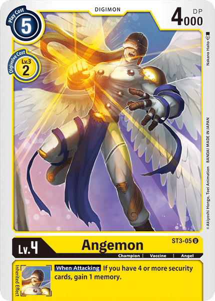 Angemon [ST3-05] [Starter Deck: Heaven's Yellow] | The Time Vault CA