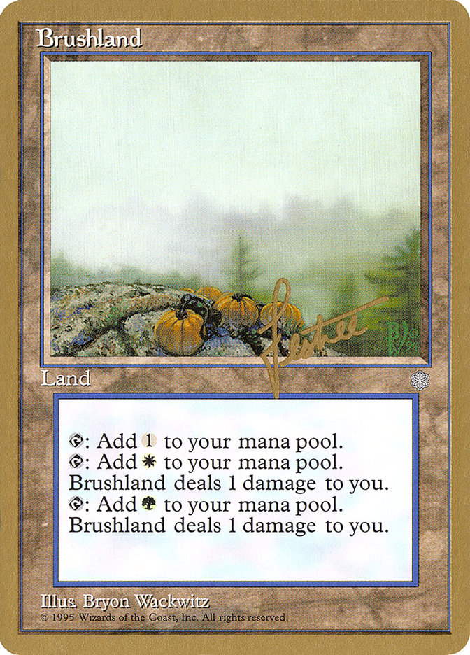 Brushland (Bertrand Lestree) [Pro Tour Collector Set] | The Time Vault CA