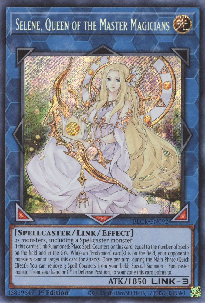 Selene, Queen of the Master Magicians [BLCR-EN092] Secret Rare | The Time Vault CA