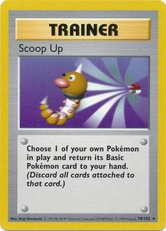 Scoop Up (78/102) [Base Set Shadowless Unlimited] | The Time Vault CA
