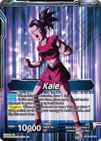 Kale // Kale, Demon of Universe 6 (BT15-032) [Saiyan Showdown Prerelease Promos] | The Time Vault CA