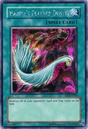 Harpie's Feather Duster [WC4-E003] Prismatic Secret Rare | The Time Vault CA