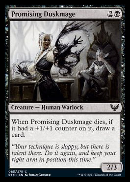 Promising Duskmage [Strixhaven: School of Mages] | The Time Vault CA