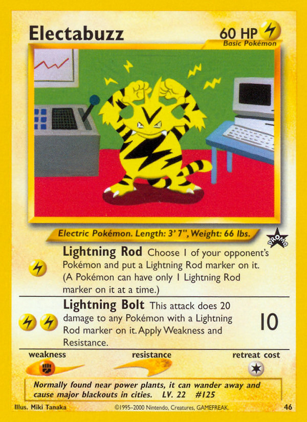 Electabuzz (46) [Wizards of the Coast: Black Star Promos] | The Time Vault CA