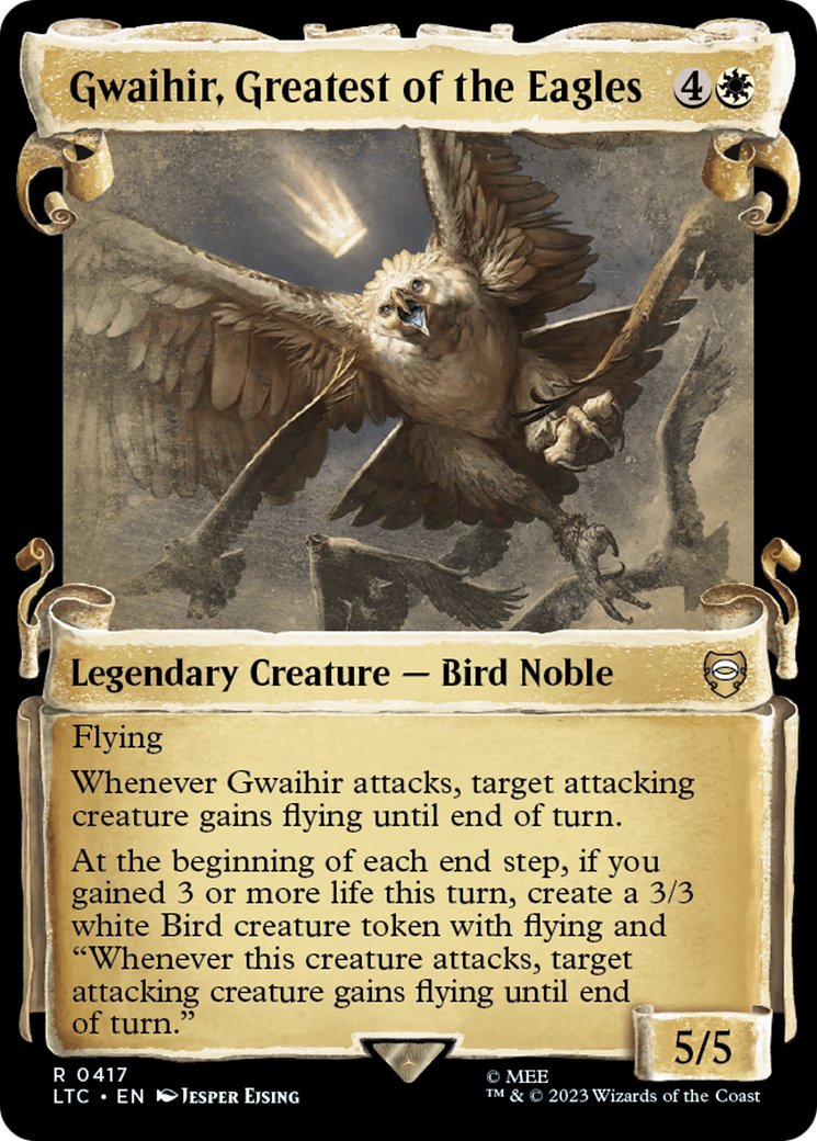 Gwaihir, Greatest of the Eagles [The Lord of the Rings: Tales of Middle-Earth Commander Showcase Scrolls] | The Time Vault CA