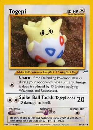 Togepi (56/105) [Neo Destiny Unlimited] | The Time Vault CA