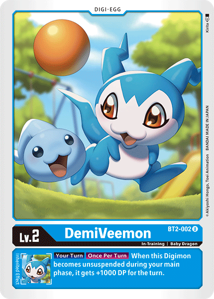 DemiVeemon [BT2-002] [Release Special Booster Ver.1.5] | The Time Vault CA